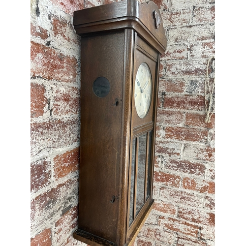 413 - 8 Day Westminster Chime Wall Clock, Clean & Working.
