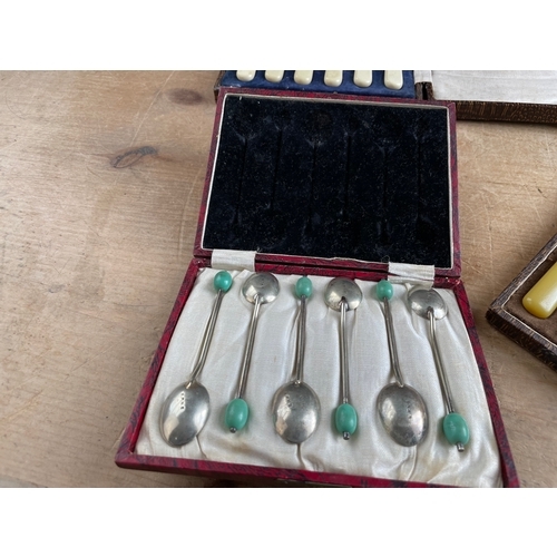 131 - Art Deco Era Boxed Flatware Sets