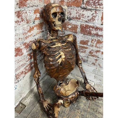 Life Size Decaying Skeleton Prop