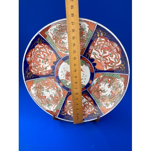 47 - Large Japanese Imari Charger 18