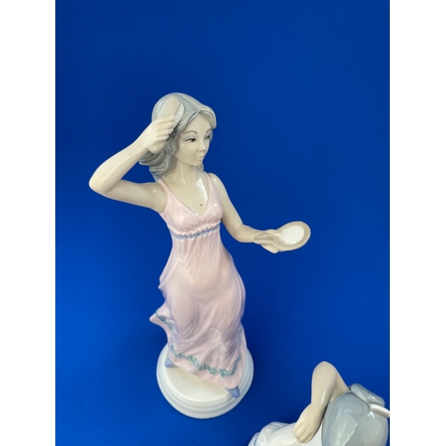 312 - Two Spanish Porcelain Figurines Roumano & Zaphir