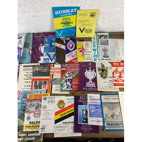 259 - Collection of 1970's Onward Rugby League Programmes inc. Finals