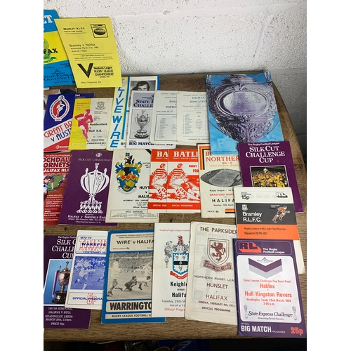 259 - Collection of 1970's Onward Rugby League Programmes inc. Finals