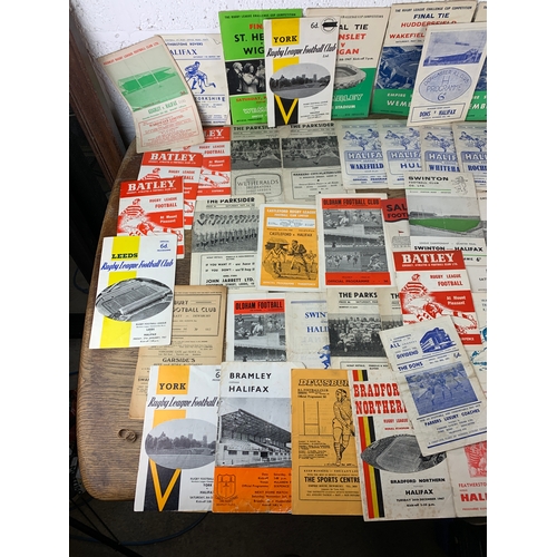 260 - Large Collection of 1960's Rugby League Programmes