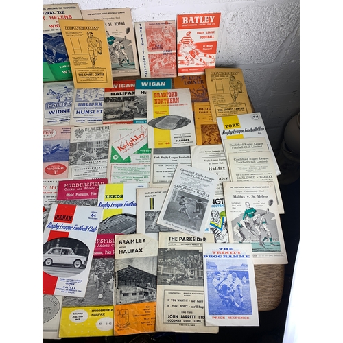 260 - Large Collection of 1960's Rugby League Programmes