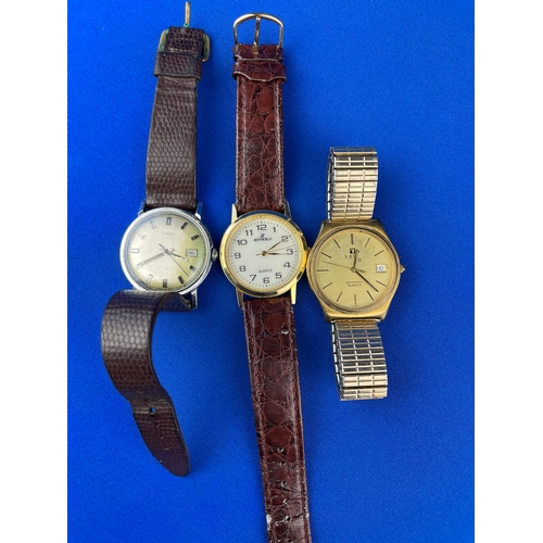 68 - Three Vintage Watches Inc. Tissot & Timex Untested