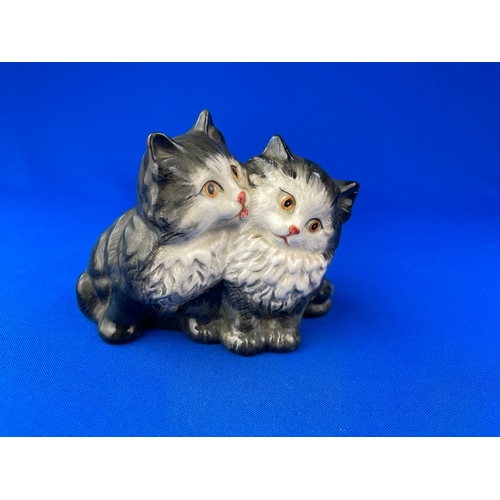 308 - Beswick Kittens Model 1316. Slight Fault To Ear Under The Glaze.