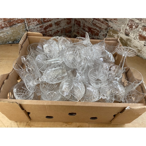 479 - Boxed Lot Of Quality Cut Crystal Glasses