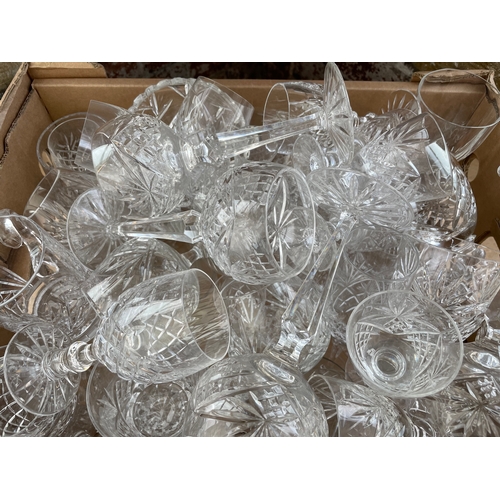 479 - Boxed Lot Of Quality Cut Crystal Glasses