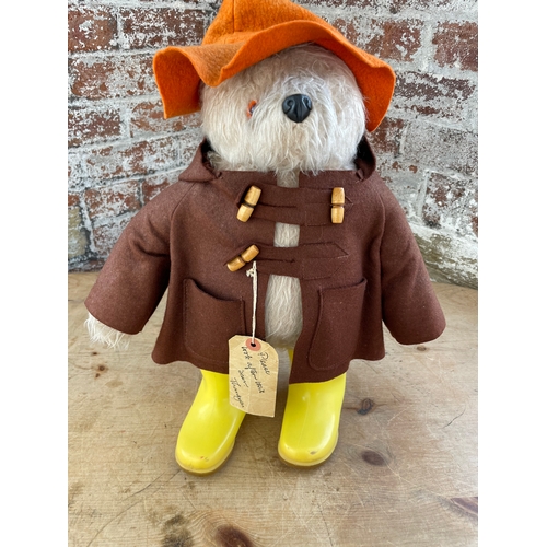 320 - Vintage Paddington Bear In Rare Colour Scheme. Missing One Eye