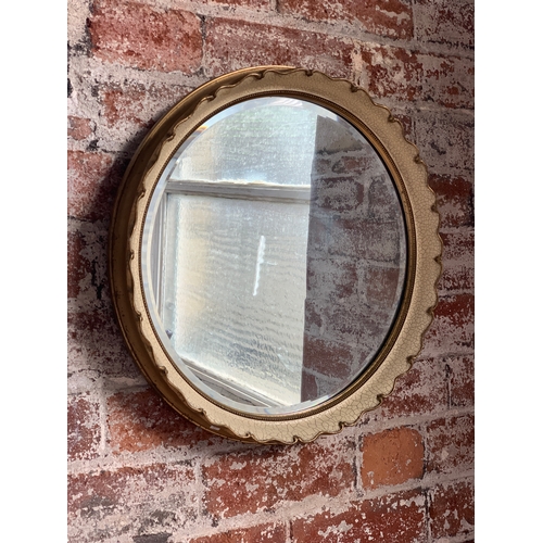 509 - Quality Vintage Bevelled Edge Mirror - 47cm