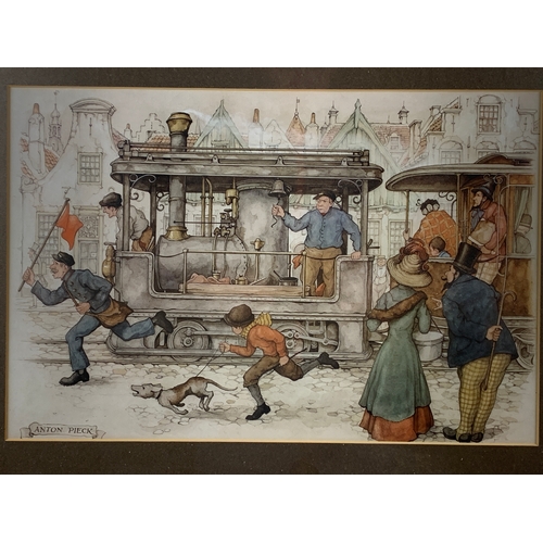 351 - Three Anton Pieck Framed Prints