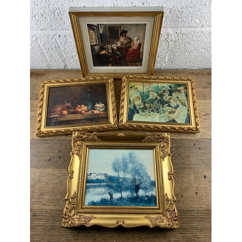 352 - Four Small Works in Good Frames