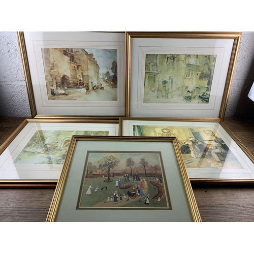 354 - Sir William Russell Flint Prints and Helen Bradley Print