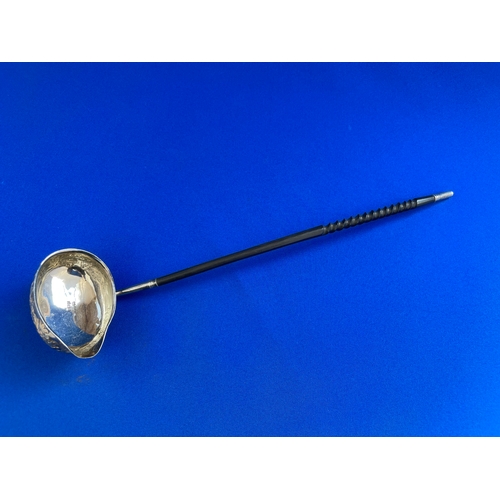 31 - Hallmarked Silver Toddy Ladle