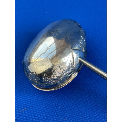 31 - Hallmarked Silver Toddy Ladle