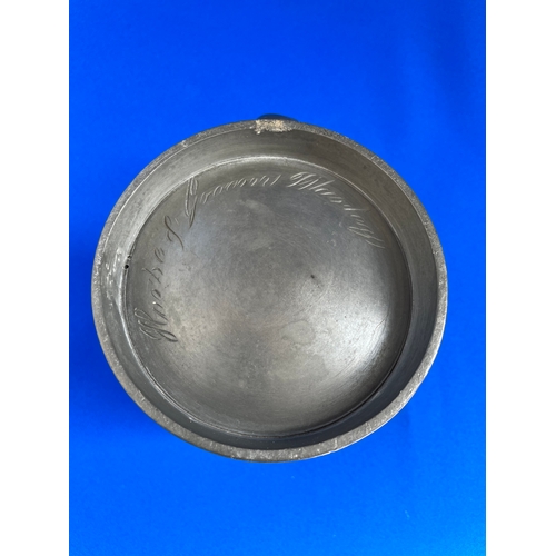 248 - Antique Pewter Quart Measure