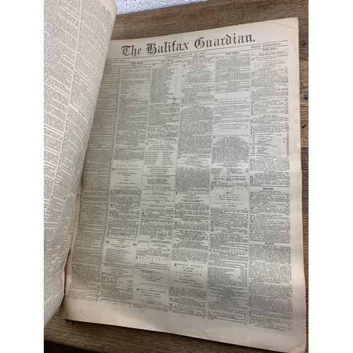 253 - 1875 'The Halifax Guardian' - January 2nd 1875 through December 24th 1875 Vintage Newspapers.  Possi... 