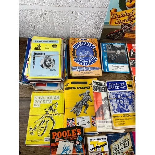 263 - 1960's and 70's Speedway Programmes from Across the UK - approx quantities - Sheffield 81, Ryhouse 5... 