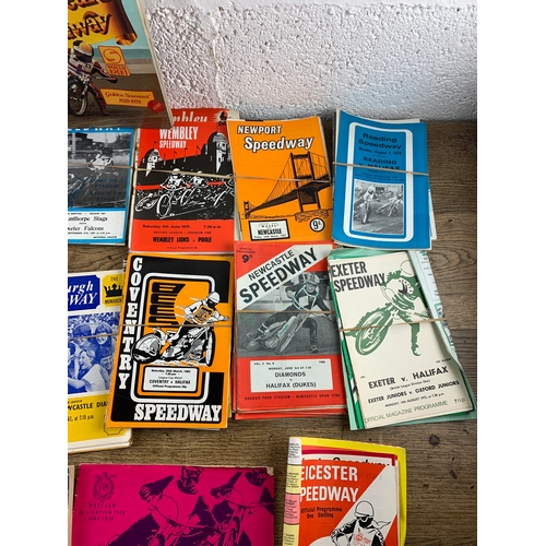 263 - 1960's and 70's Speedway Programmes from Across the UK - approx quantities - Sheffield 81, Ryhouse 5... 