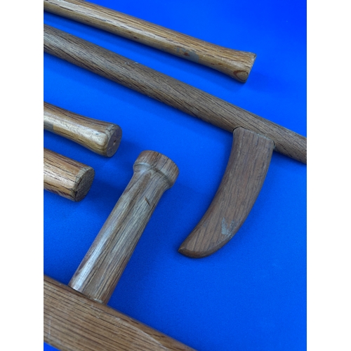 179 - Wooden Martial Arts Practice / Training Weapons.