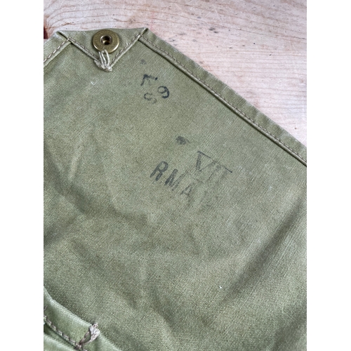 183 - Vintage Military Issue Canvas Satchel