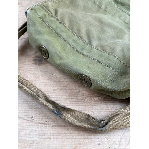 183 - Vintage Military Issue Canvas Satchel