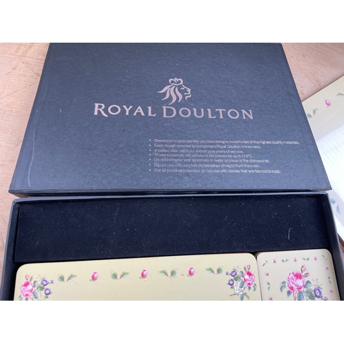 397 - Boxed Royal Doulton Place & Table Mats