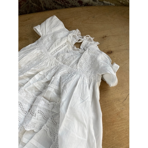 415 - Vintage Cotton Christening Gown