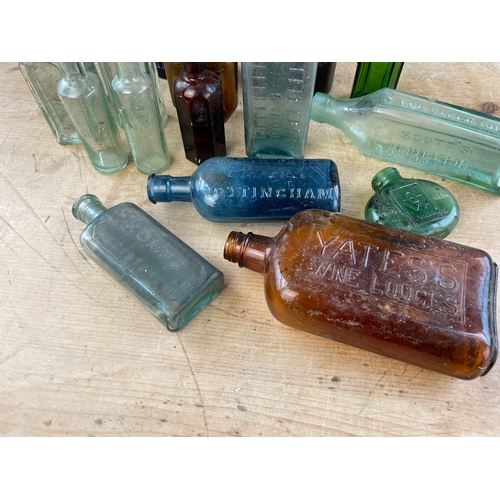 143 - Group Of Vintage Bottles Inc Pharmacy, Poison & Antique