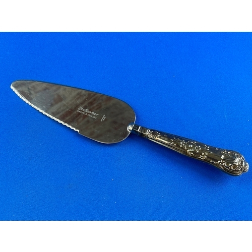 35 - Hallmarked Silver Handled Pie Server