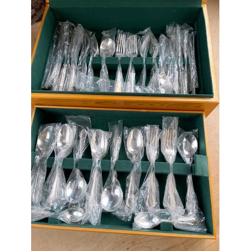 153 - John Thurton EPNS Cutlery & Canteen 44pc