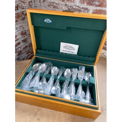 153 - John Thurton EPNS Cutlery & Canteen 44pc