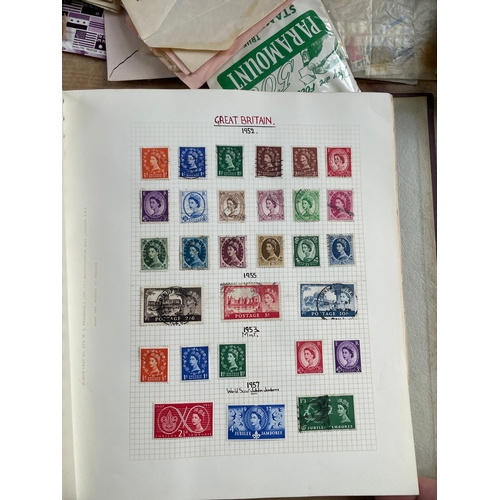 156 - Comprehensive Catalogue Of British, Commonwealth & Worldwide Stamps. Lots of Loose & Unsorted. Many ... 