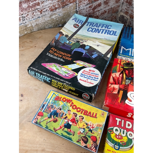 328 - Group Of Vintage Board Games Inc. Microdot Air Traffic Control