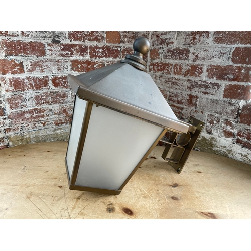 494 - Large External Pub Lantern With Aperture For PIR Unit.