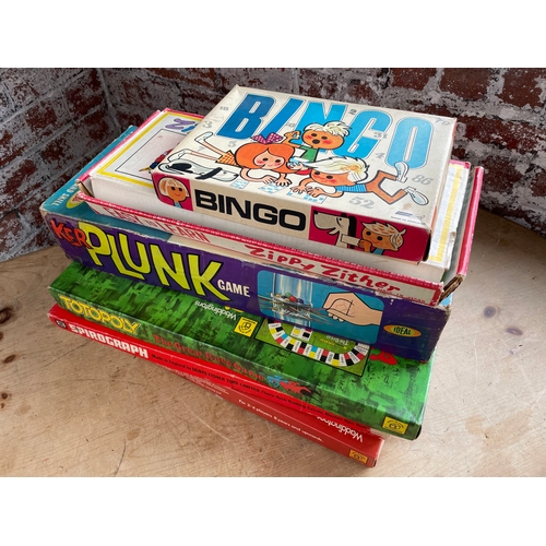 331 - Group Of Vintage Games Inc. Spirograph & Ker Plunk