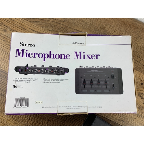 380 - Radioshack Microphone Mixer with Academy Microphone