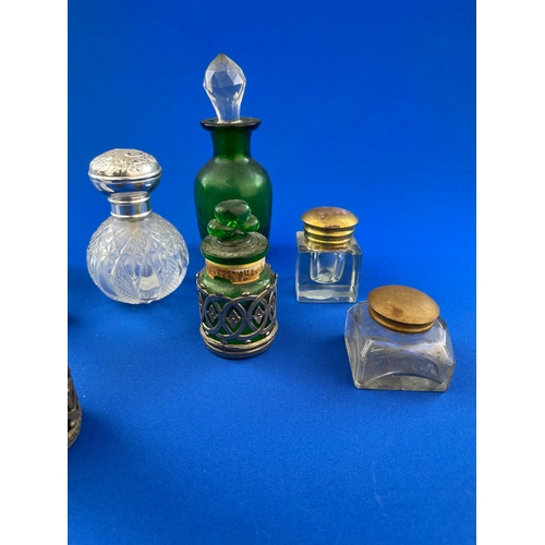 274 - Antique & Vintage Perfume Bottles & Ink Wells