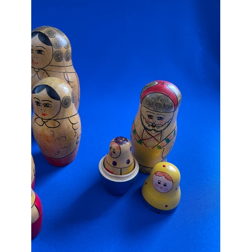 316 - Group Of Vintage Russian Dolls