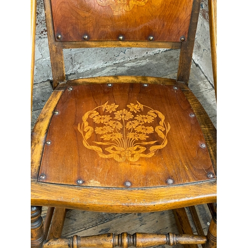 514 - Edwardian Arts & Crafts Rocking Chair