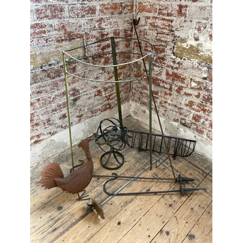 475 - Various Metal Garden Items