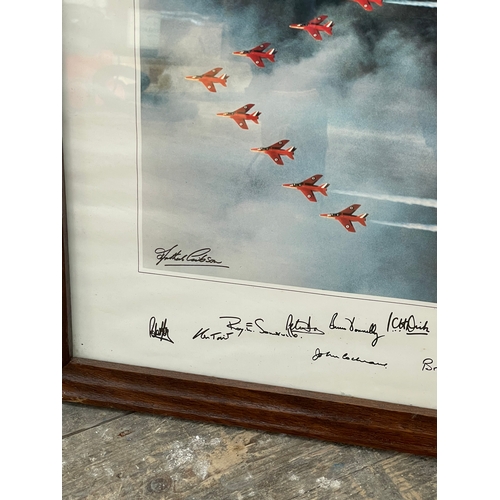 366 - 1970's Concord & The Red Arrows, Signed By The Pilots.