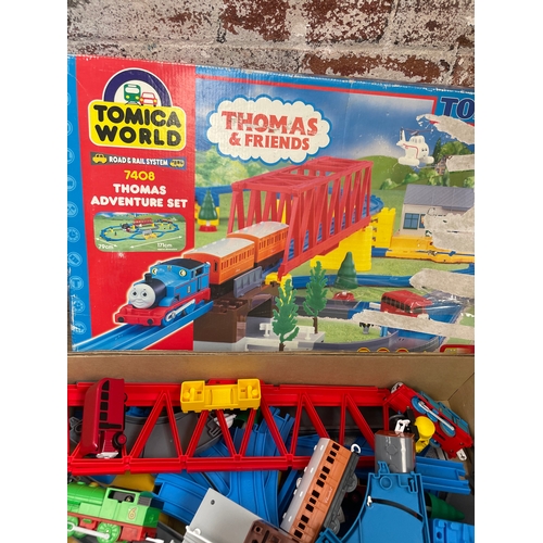 339 - Thomas The Tank Engine Tomica Battery Operated Play Set, Trains & Track.