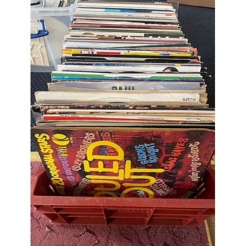 445 - Crate Of Various Artists Vinyl Records LPs