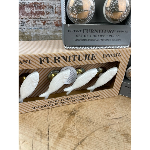 455 - New Boxed Furniture Drawer Pulls & Handles