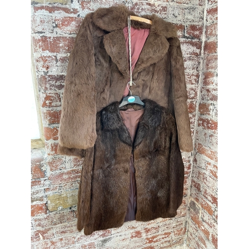 469 - Two Good Quality Vintage Fur Coats