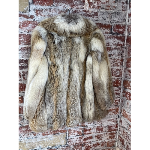 470 - Vintage Silver Fox Fur Coat