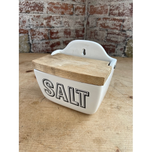 365 - 20th Century Stoneware Salt Box