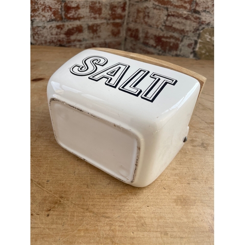 365 - 20th Century Stoneware Salt Box